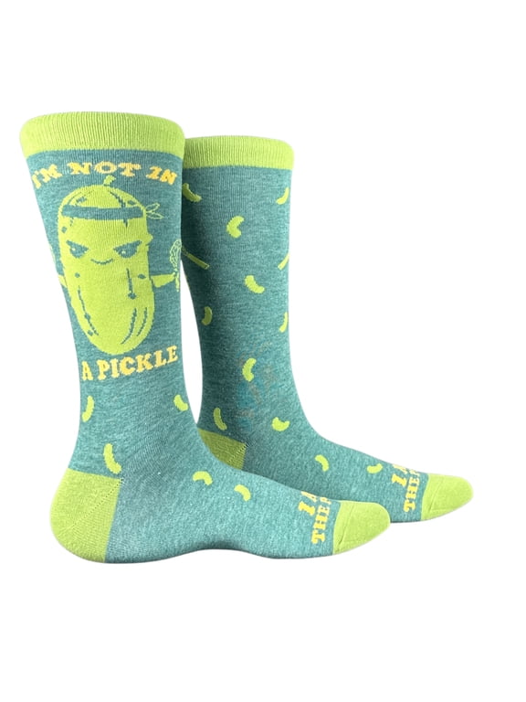 Im Not In A Pickle I Am The Pickle Socks Funny Footwear For Men