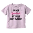 thumbnail image 1 of Im Not Spoiled Uncle Just Loves Me Toddler Boy Girl T Shirt Infant Toddler Brisco Brands 18M, 1 of 6