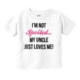 thumbnail image 1 of Im Not Spoiled Uncle Just Loves Me Toddler Boy Girl T Shirt Infant Toddler Brisco Brands 3T, 1 of 6