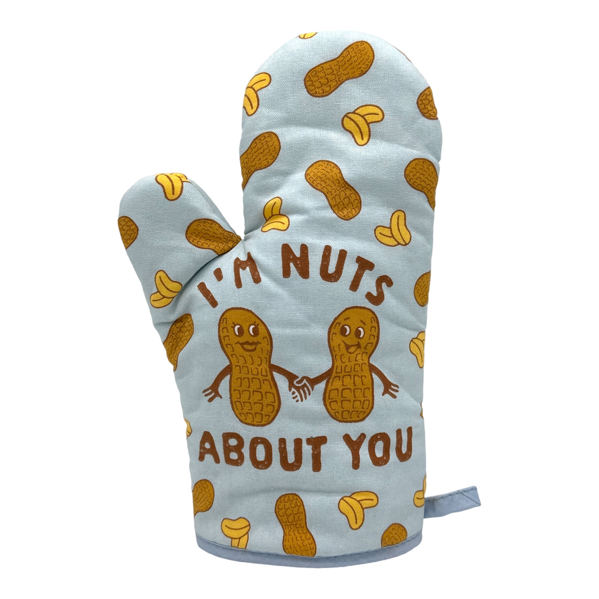Im Nuts About You Funny Obsessed Peanuts Saying Novelty Kitchen