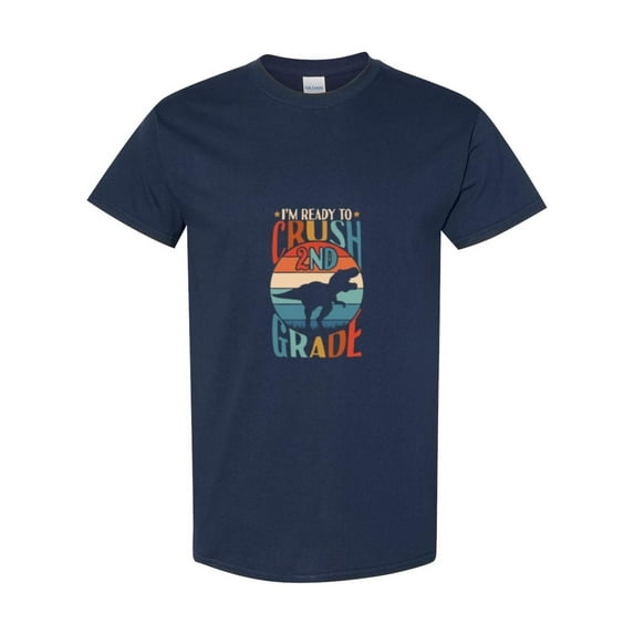 Im Ready To Crush Second Grade A T Rex Back To School Boy Gift Unisex T-Shirt