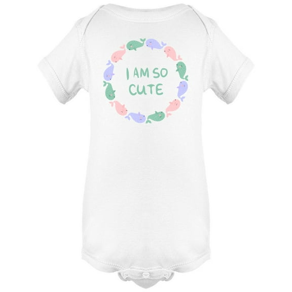 Im So Cute Whales Bodysuit Infant -Image by Shutterstock,  6 Months