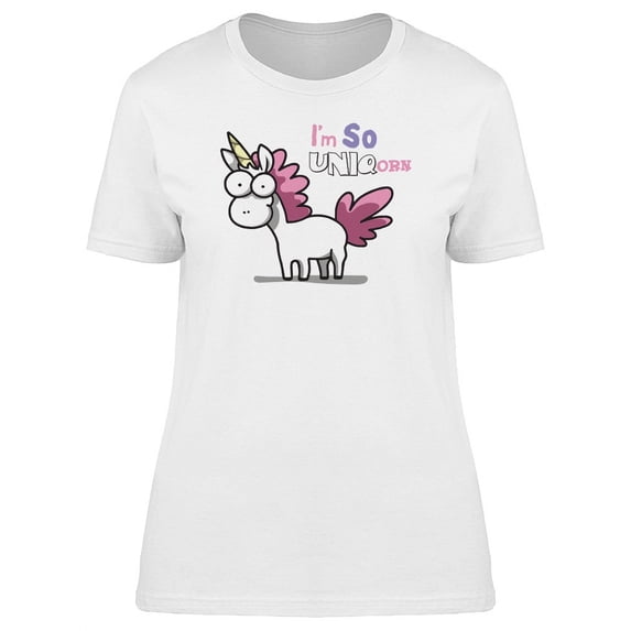 Im So Unicorn Cool Doodle T-Shirt Women -Image by Shutterstock, Female XX-Large