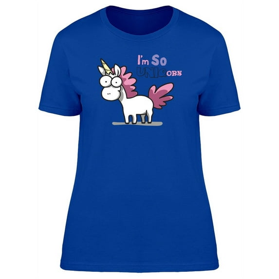 Im So Unicorn Cool Doodle T-Shirt Women -Image by Shutterstock, Female x-Large