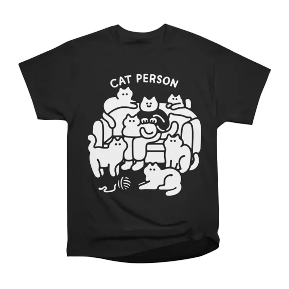 Im Something of a Cat Person T-Shirt Tee Gift For Him Merch For Her Apparel For Friend