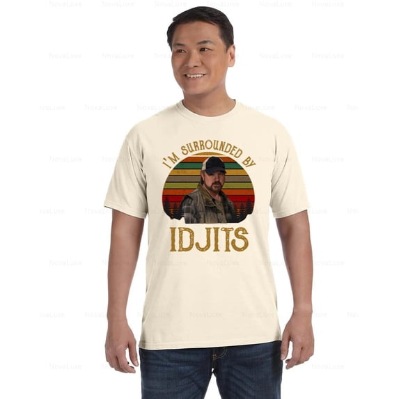 Im Surrounded By Idjits Supernatural Winchester Brothers Fan Comfort Color T-Shirt, Unisex, up to size 4XL
