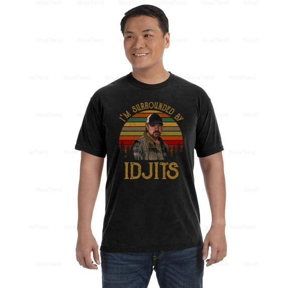 Im Surrounded By Idjits Supernatural Winchester Brothers Fan Comfort Color T-Shirt, Unisex, up to size 4XL