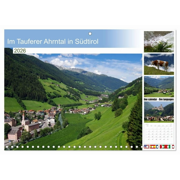 Im Tauferer Ahrntal in Südtirol (Monthly Wall Calendar 2026 16.5 x 23.4 (open)), CALVENDO 14 Month Calendar