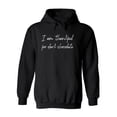 thumbnail image 1 of Im Thankful For Dark Chocolate Hoodie Women -GoatDeals Designs, Female x-Large, 1 of 4