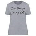 thumbnail image 1 of Im Thankful For My Cat Women T-Shirt, Female Large, 1 of 4