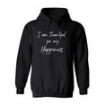 thumbnail image 1 of Im Thankful For My Happiness Hoodie Women -GoatDeals Designs, Female x-Large, 1 of 4
