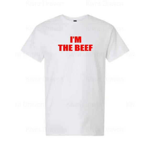 Im The Beef T Shirt Funny Beef Lover Meat Eater Barbecue BBQ Graphic unisex up to 5XL