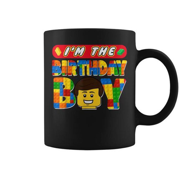 Im The Birthday Boy Building Brick Family Matching Coffee Mugs