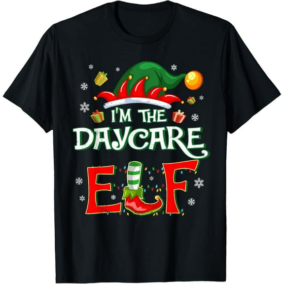 Im The Daycare Elf Fun Christmas Daycare Provider T-Shirt