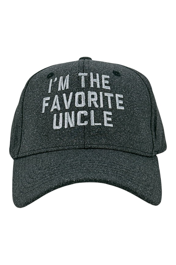 Im The Favorite Uncle Hat Funny Sarcastic Family Graphic Novelty Cap