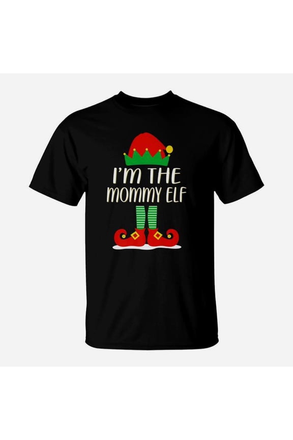 Im The Mommy Elf Matching Christmas TShirt