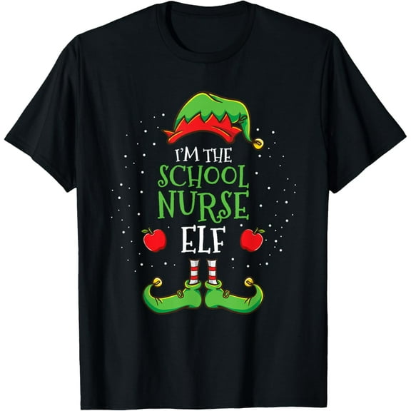 Im The School Nurse Elf Christmas T-Shirt