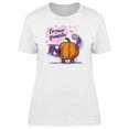 thumbnail image 1 of Im Your Pumpkin Purple Cat Tee Women's -Image by Shutterstock, 1 of 2