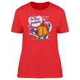 thumbnail image 1 of Im Your Pumpkin Purple Cat T-Shirt Women -Image by Shutterstock, Female x-Large, 1 of 2