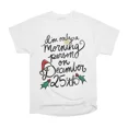 thumbnail image 1 of Im only a morning person on December 25th T-Shirt Tee Gift For Him Merch For Her Apparel F, 1 of 2