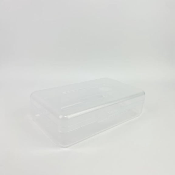 ImLife Stationery boxes,Clear Large Pencil Case Hard Plastic Pencil Box Office Supplies Storage Container Organizer Boxes Medium