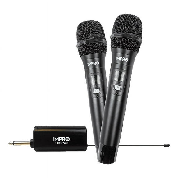 ImPro UHF-77Wifi Professional UHF Wireless Microphones - Walmart.com