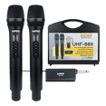 thumbnail image 1 of ImPro UHF-88II Professional UHF Wireless Microphones with Case (Black), 1 of 1