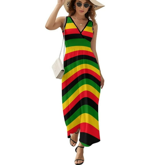 Image (3) Pattern Design Sleeveless Dress Summer Clothes for Women Women's Clothing 2025