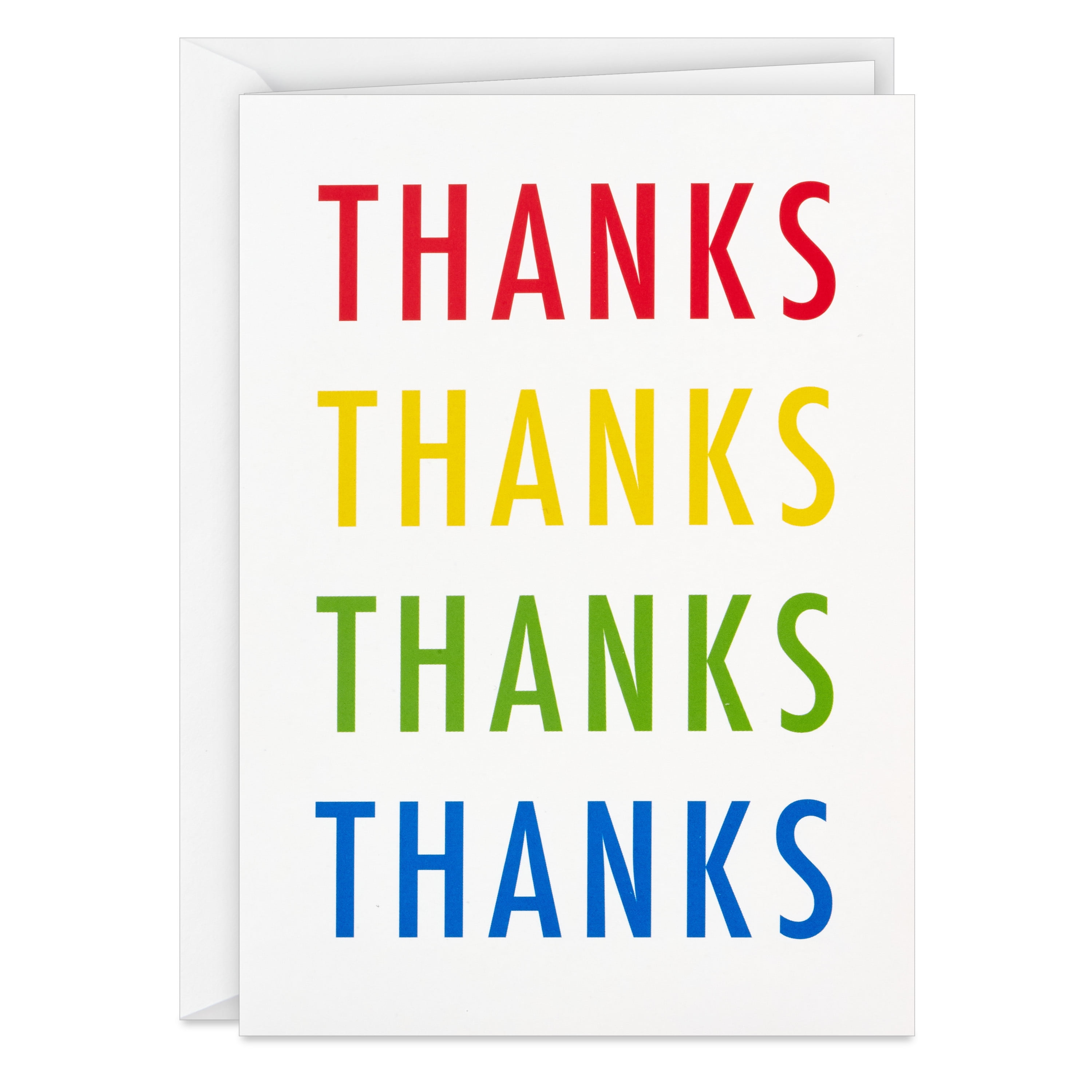 Image Arts Thank-You Notes (Colorful Thanks), 4 Ct.