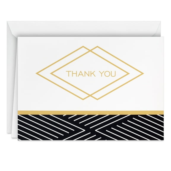 Image Arts Thank-You Notes (Layered Diamonds), 4 ct.