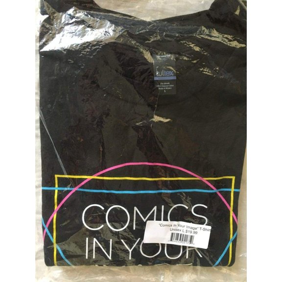 Image Comics black Comics In Your Image T-shirt LARGE NEW