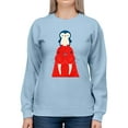 thumbnail image 1 of Image Conscious A Seal And A Penguin Sweatshirt Womens -Jay Fleck Designs, Female Casual Fit, 1 of 4