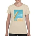 thumbnail image 1 of Image Conscious Beach Umbrella T-Shirt Womens -Porter Hastings Designs, Female Regular Fit, 1 of 4