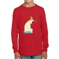 thumbnail image 1 of Image Conscious Bear And Man Fishing Long Sleeve Toddler -Jay Fleck Designs, Unisex 2 Toddler, 1 of 4