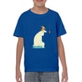 thumbnail image 1 of Image Conscious Bear And Man Fishing T-Shirt Juniors -Jay Fleck Designs, Unisex Small, 1 of 4