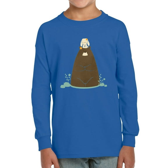 Image Conscious Bear And Penguin In Zen Long Sleeve Toddler -Jay Fleck Designs, Unisex Regular Fit
