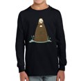 thumbnail image 1 of Image Conscious Bear And Penguin In Zen Long Sleeve Toddler -Jay Fleck Designs, Unisex Regular Fit, 1 of 4