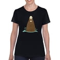 thumbnail image 1 of Image Conscious Bear And Penguin In Zen T-Shirt Womens -Jay Fleck Designs, Female Regular Fit, 1 of 4