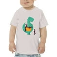 thumbnail image 1 of Image Conscious Dinosaur With Puppies T-Shirt Toddler -Jay Fleck Designs, Unisex 3 Toddler, 1 of 4