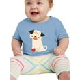 thumbnail image 1 of Image Conscious Dog With A Ball T-Shirt Infant -Jay Fleck Designs, Unisex 24 Months, 1 of 4