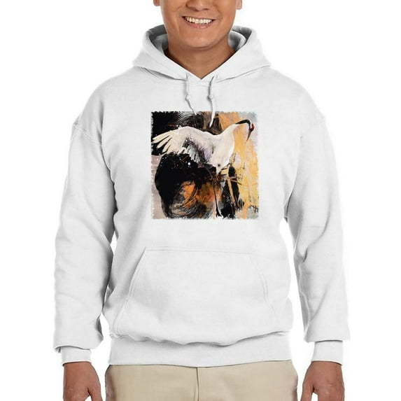 Image Conscious Elegant Birds Hoodie Men's -Image Conscious Designs