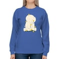 thumbnail image 1 of Image Conscious Elephant With Birds Sweatshirt Women -Jay Fleck Designs, Female XX-Large, 1 of 4
