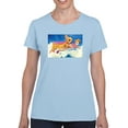 thumbnail image 1 of Image Conscious Flying Chihuahuas T-Shirt Womens -Porter Hastings Designs, Female 3X-Large, 1 of 4