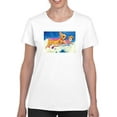thumbnail image 1 of Image Conscious Flying Chihuahuas T-Shirt Womens -Porter Hastings Designs, Female XX-Large, 1 of 4