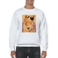 thumbnail image 1 of Image Conscious Funny Pug Sweatshirt Mens -Porter Hastings Designs, Male 3X-Large, 1 of 4