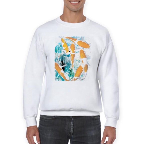 Image Conscious Graffiti Fish Sweatshirt Men's -Image Conscious Designs