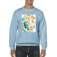 thumbnail image 1 of Image Conscious Graffiti Fish Sweatshirt Men's -Image Conscious Designs, 1 of 4