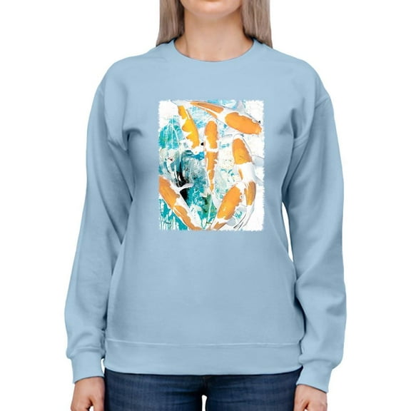 Image Conscious Graffiti Fish Sweatshirt Women's -Image Conscious Designs