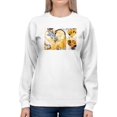 thumbnail image 1 of Image Conscious Graffiti Hearts Sweatshirt Women's -Image Conscious Designs, 1 of 4