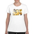 thumbnail image 1 of Image Conscious Graffiti Hearts T-Shirt Womens -Porter Hastings Designs, Female Regular Fit, 1 of 4